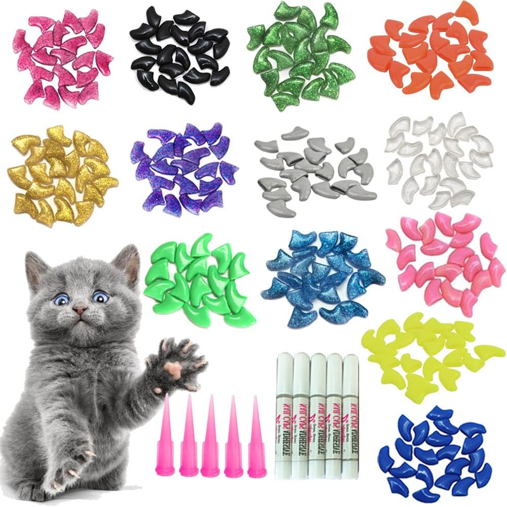YMCCOOL soft cat nail caps front view packaging