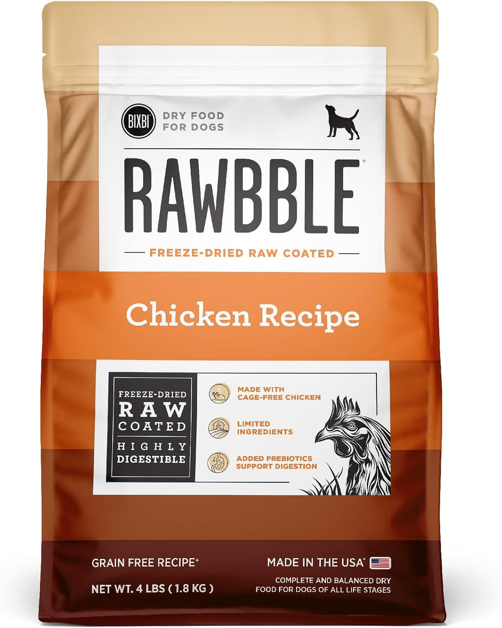 BIXBI Rawbble Freeze-Dried Raw Coated Dog Food, Lamb - Fresh Meat, No Meat Meals, Grain-Free - USA Made, 4 lbs - Image 14