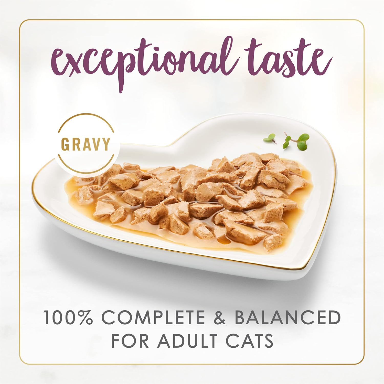 Pack of twenty-four Fancy Feast Gravy Lovers Chicken gourmet cat food cans