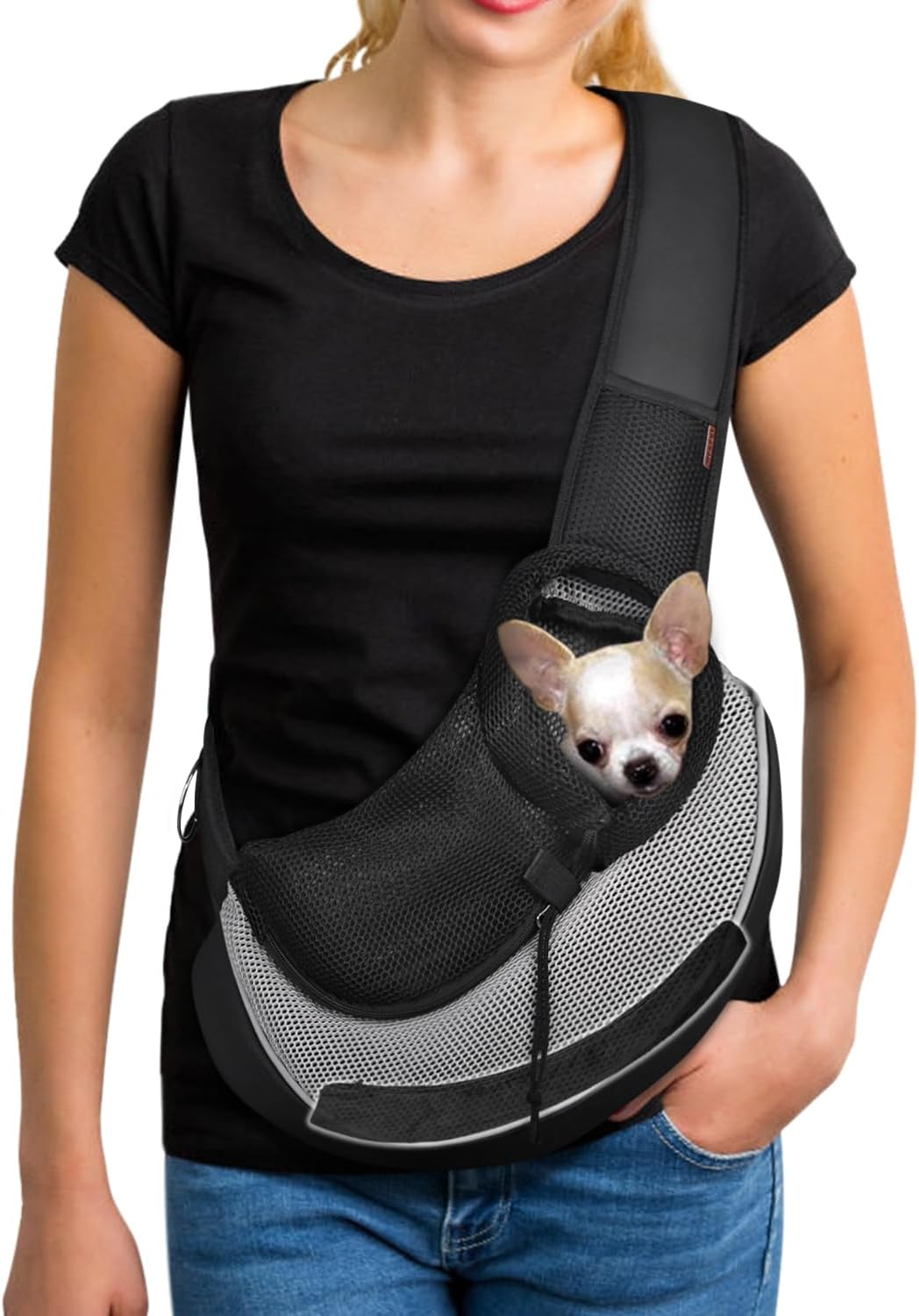 Adjustable shoulder strap detail of Yudodo carrier