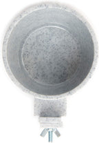 Lixit(R) Quick Lock Removable Bird Cage Bowls for Birds, Rabbits, Dogs, Cats, Guinea Pigs and Other Small Animals - Made in USA (Gray, 10 Ounce) - Image 3