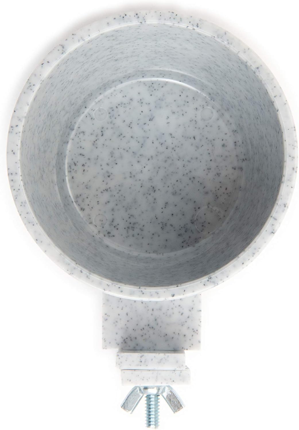 Lixit(R) Quick Lock Removable Bird Cage Bowls for Birds, Rabbits, Dogs, Cats, Guinea Pigs and Other Small Animals - Made in USA (Gray, 10 Ounce) - Image 3