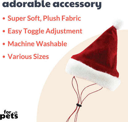 Huxley & Kent Santa hat with SnugFit toggle adjustment