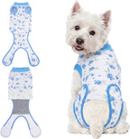 Recovery Suit for Dogs and Cats, Soft Dog Surgery Suit for Female Spay Male Neuter, Anti-Licking Dog Cone Alternative Onesie, Dog Surgical Recovery Suit After Abdominal Wounds, Pink, Small - Image 9