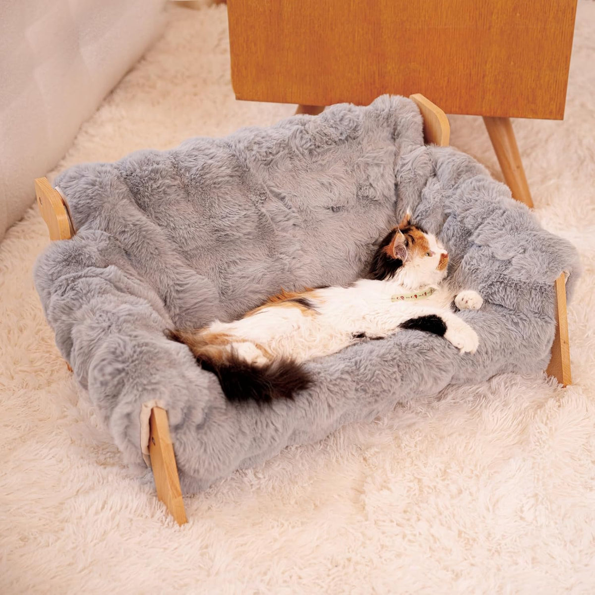 Instruction manual and tools for Cheerhome Pets cat bed assembly