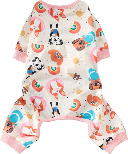 Dog Pajamas Onesie for Small & Medium Dogs - Polyester, Cozy, Wrinkle-Resistant Four-Legged Apparel (Light Blue, Small) - Image 11
