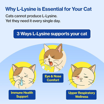 Veterinary grade cat health formula featuring beta glucan and taurine.