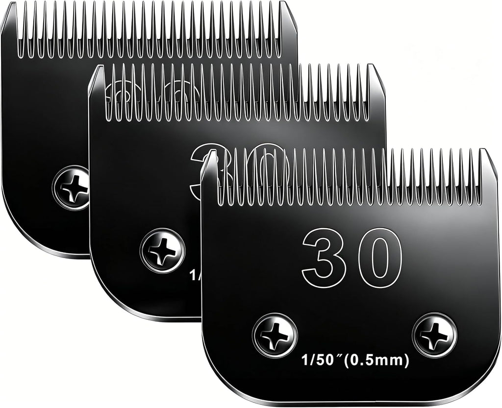6pcs Dog Grooming Replacement Blades Compatible with Andis/Oster A5/Wahl KM-10 Series Dog Clippers,Detachable Clipper Replacement Blade,Black (6PCS Black-#10+30+3FC+4FC+5FC+7FC) - Image 14