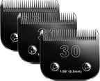 6pcs Dog Grooming Replacement Blades Compatible with Andis/Oster A5/Wahl KM-10 Series Dog Clippers,Detachable Clipper Replacement Blade,Black (6PCS Black-#10+30+3FC+4FC+5FC+7FC) - Image 14