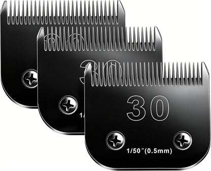 6pcs Dog Grooming Replacement Blades Compatible with Andis/Oster A5/Wahl KM-10 Series Dog Clippers,Detachable Clipper Replacement Blade,Black (6PCS Black-#10+30+3FC+4FC+5FC+7FC) - Image 14