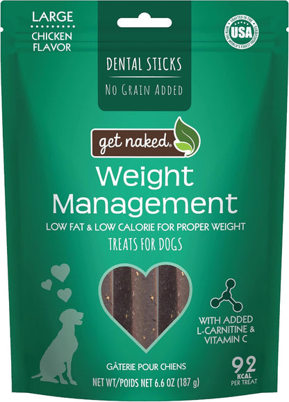 Get Naked Grain Free 1 Pouch 6.2 Oz Weight Management Dental Chew Sticks, Small - Image 9