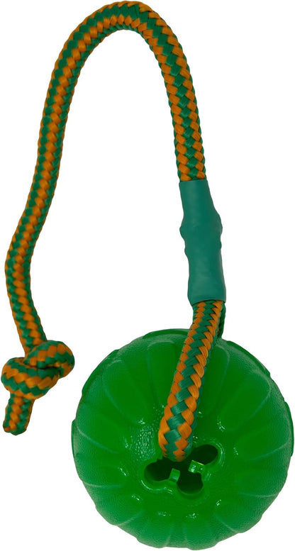 StarMark medium large dog chew and tug toy showing knotted nylon handle