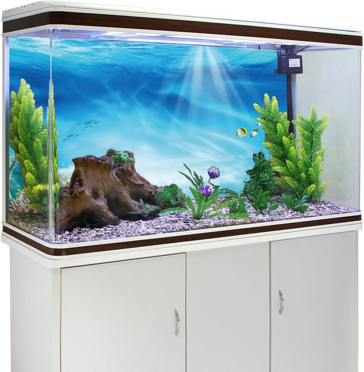 AWERT coral reef fish tank poster backdrop