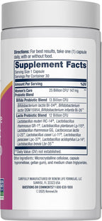 Renew Life Women's Probiotic supplement bottle and box