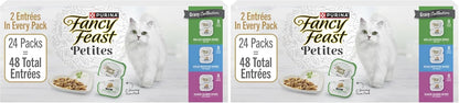 Purina Fancy Feast Gourmet Wet Cat Food Variety Pack, Petites Gravy Collection, break-apart tubs, 48 servings - (Pack of 24) 2.8 oz. Tubs - Image 10