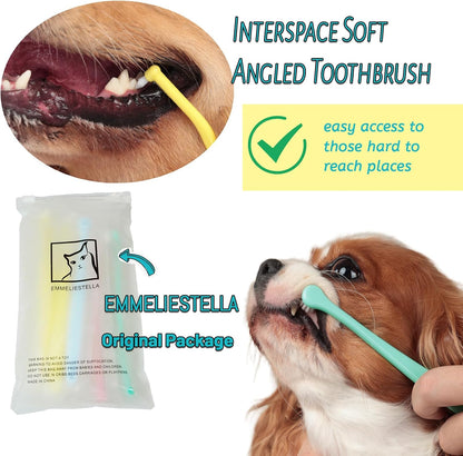 Micro head design of E.M&S.T cat and dog toothbrush