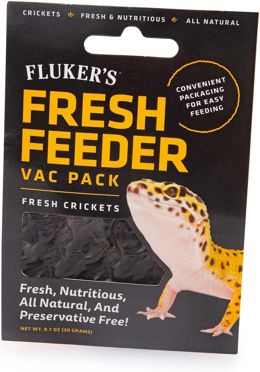 Fluker's reptile food vacuum pack side profile