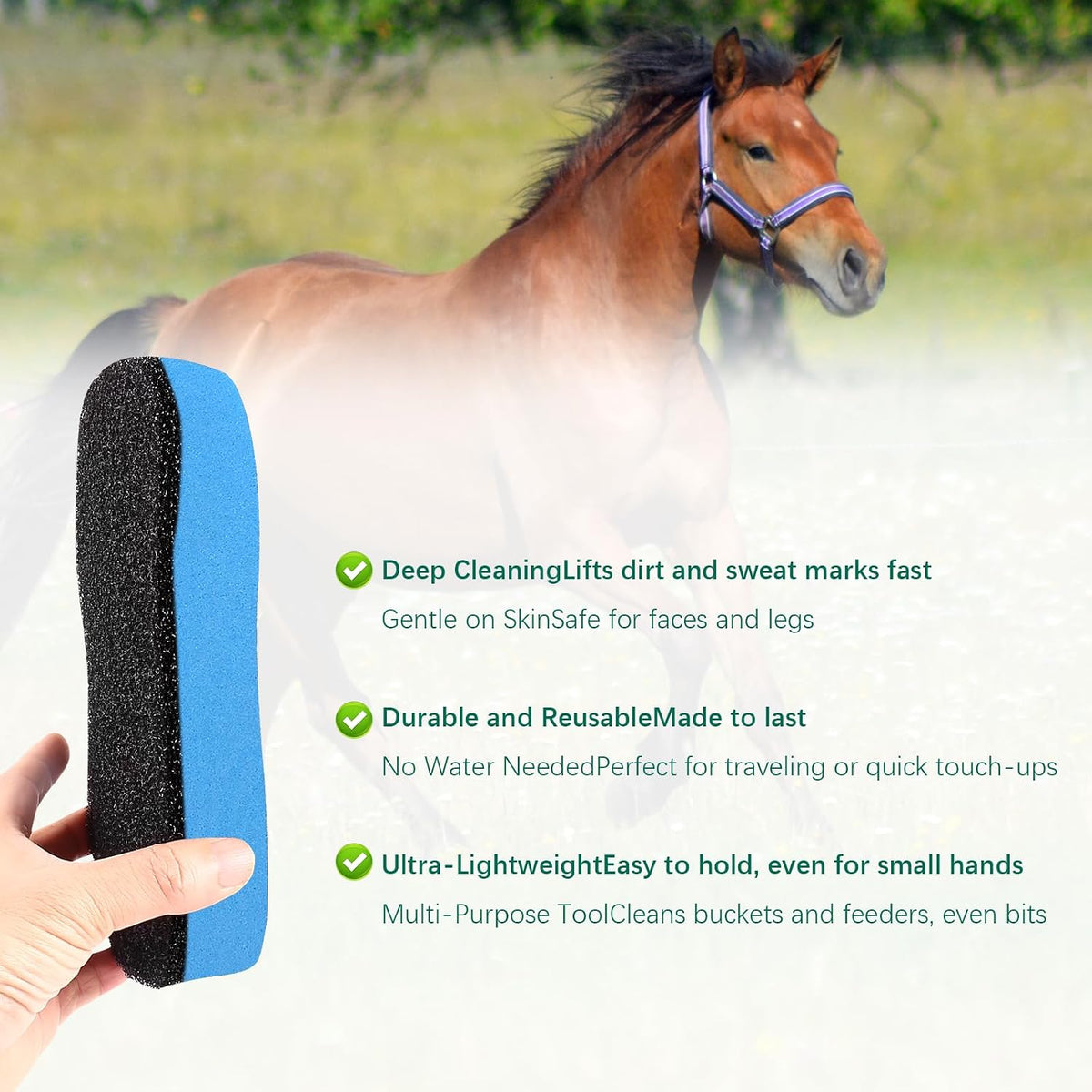 High density dual textured animal shower massager sponge.