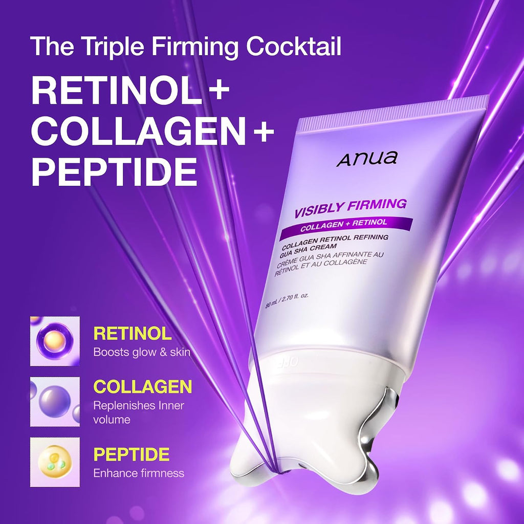 ANUA Collagen Retinol Refining Gua Sha Cream, 2.7 fl.oz - Image 5