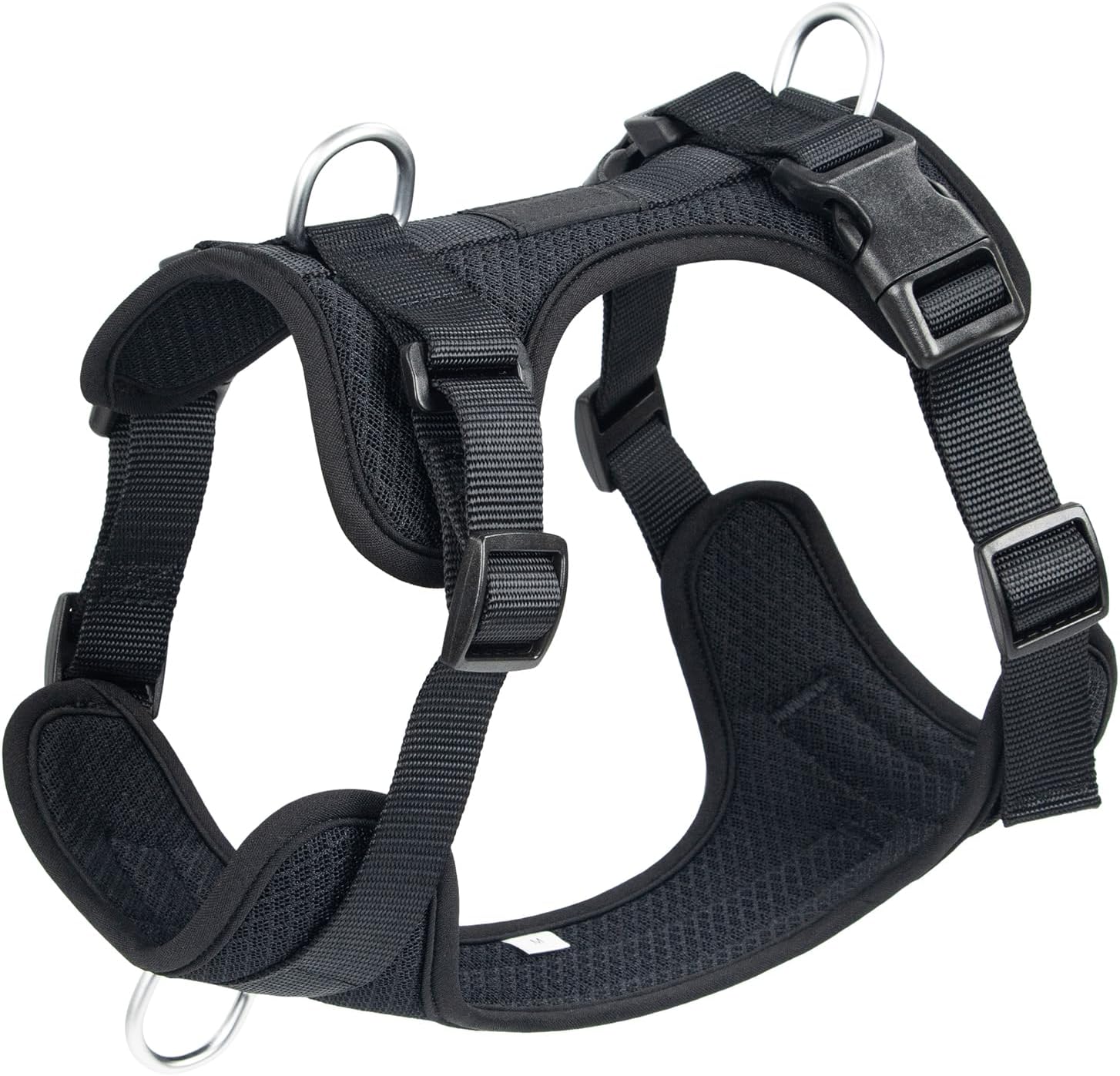 Wisedog Dog Harness Medium Sized, Pet Vest with Front Clip, Adjustable Puppy Harness with 3 Fast Release Buckles[Easy to Put on & Take Off] (Pink, XS) - Image 9