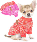 2 Pieces Dog Sweaters for Small Dogs Fall Dog Clothes Male Winter Fleece Pet Sweaters Warm Thick Puppy Outfit Small Dog Sweater for Boy Girl Dogs Teacup Dog, Yorkie, Chihuahua, Pug, XXS,Grey Navy - Image 14
