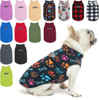 Beautyzoo black bones paw fleece vest front view