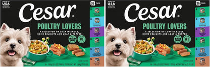 Cesar Wet Dog Food Steak Lovers Variety Pack,Adult,Wet Food for Dogs with Real Meat,3.5 oz Easy Peel Trays,36 Count (Pack of 2) - Image 13