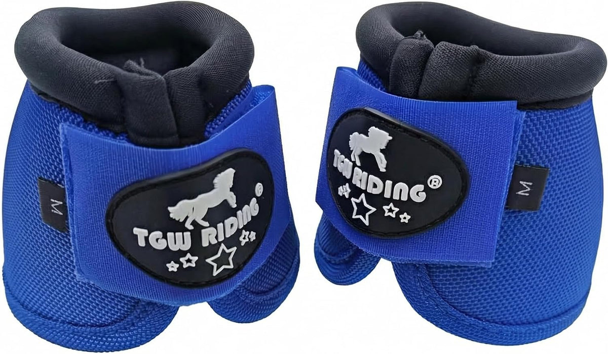 2520D Horse Bell Boots No-Turn Horse Bell Boots, Equine Ballistic Hoof Overreach Bell Boot, Pair - Image 13
