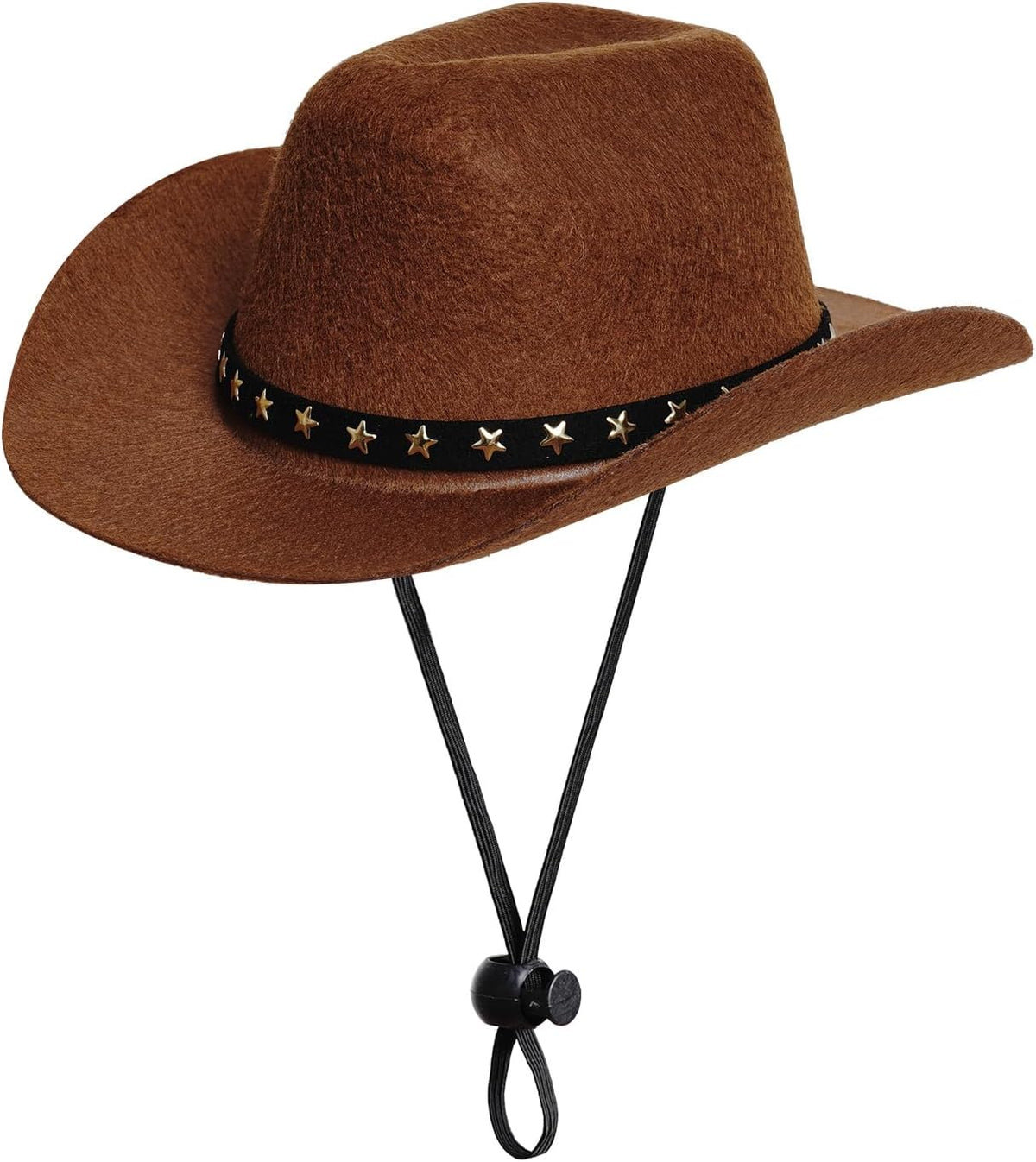 choyaxo Pet Cowboy Costume Cosplay Cap Halloween Costumes for Dogs Cat Pet Party Decoration Mini Cowboy Hat (Brown, Small) - Image 9