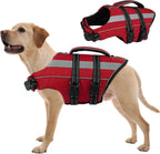 FUAMEY Dog Life Jacket, Dogs Swim Vest with Reflective Strips, Pet Flotation Swimsuit for Kayaking & Boating, Buoyancy for Puppy Doggy, Pink, S - Image 11