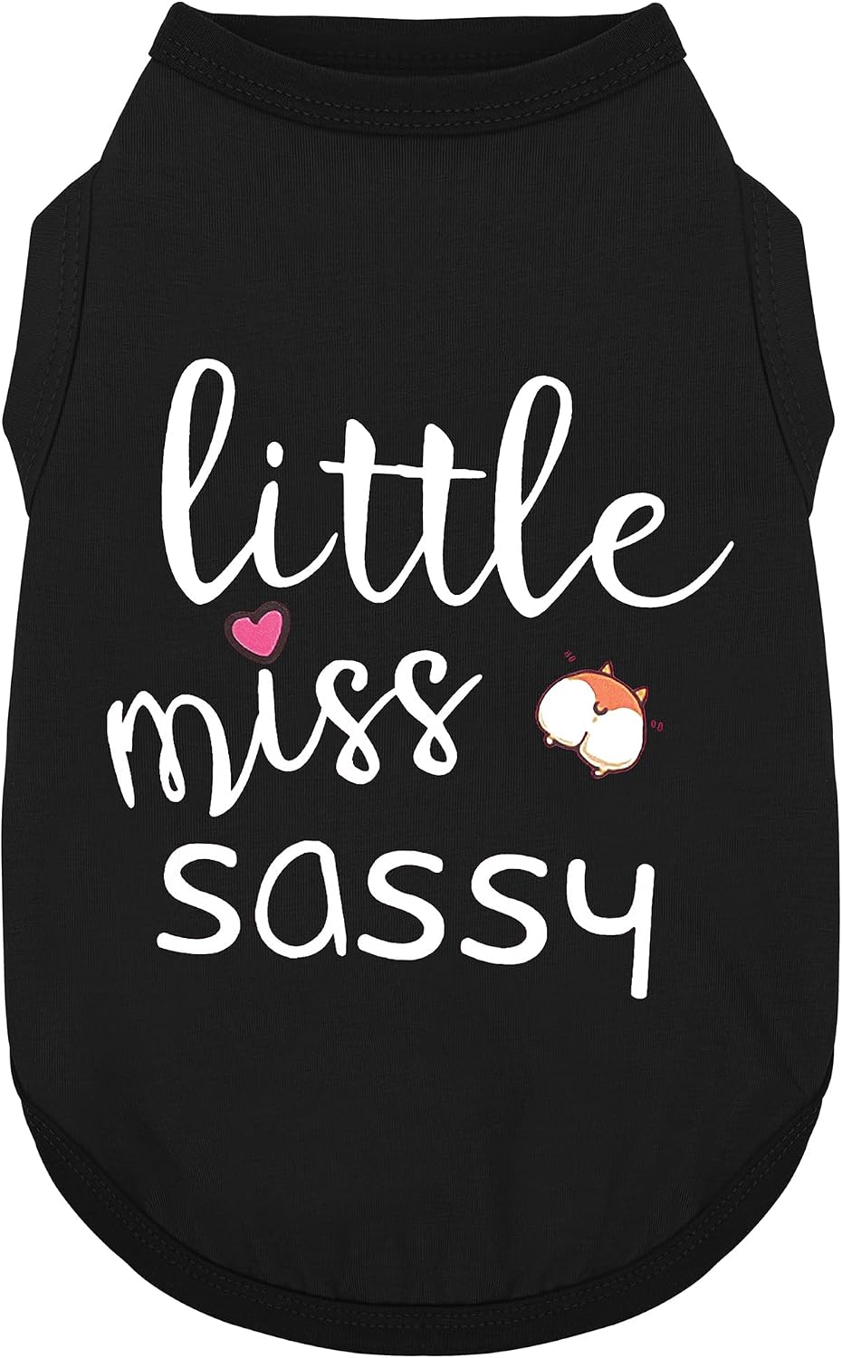 Paiaite Dog Clothes Fashionable Sleeveless Pet Vest: 'Little Miss Sassy' Printed Cotton Dog Shirt, Ideal for Small, Medium, and Large Breeds, Ensuring Comfort and Breathability Rose Red M - Image 9