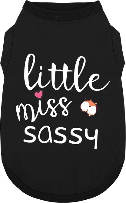 Paiaite Dog Clothes Fashionable Sleeveless Pet Vest: 'Little Miss Sassy' Printed Cotton Dog Shirt, Ideal for Small, Medium, and Large Breeds, Ensuring Comfort and Breathability Rose Red M - Image 9