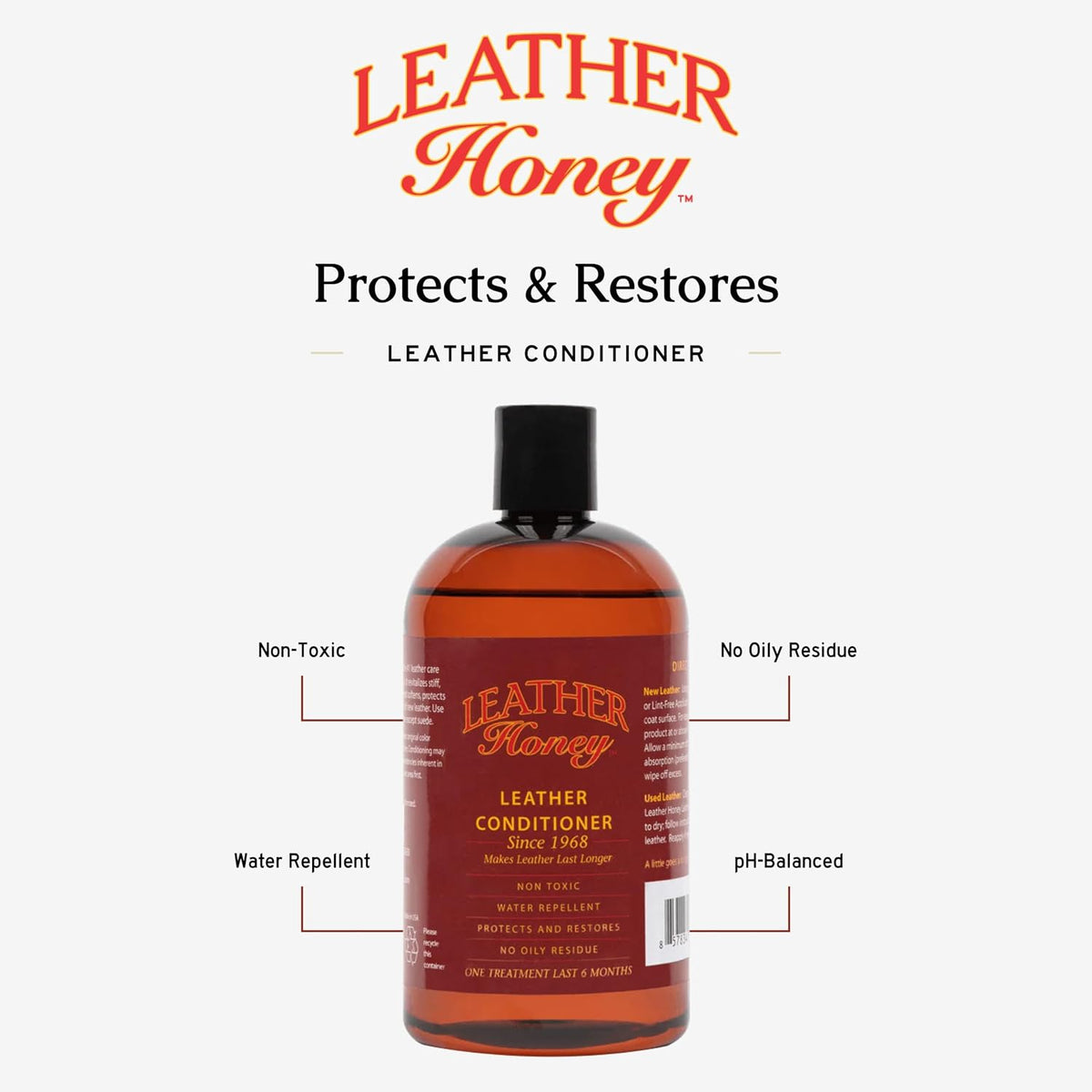 Leather Honey leather conditioner for car seats and auto interiors