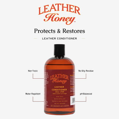 Leather Honey leather conditioner for car seats and auto interiors