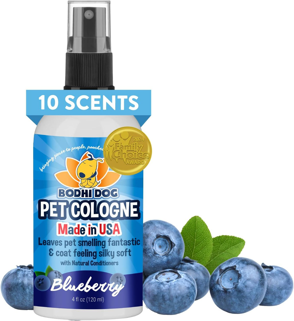 Bodhi Dog Premium Dog Cologne - Deodorizing Dog Perfume & Conditioner for Dogs & Cats - Natural Long Lasting Spray - Keeps Pets Fresh All Day - Gentle & Safe Formula, Made in USA (Baby Powder 4 Fl Oz) - Image 10
