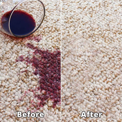 Professional strength dog and cat urine spot cleaner application on upholstery