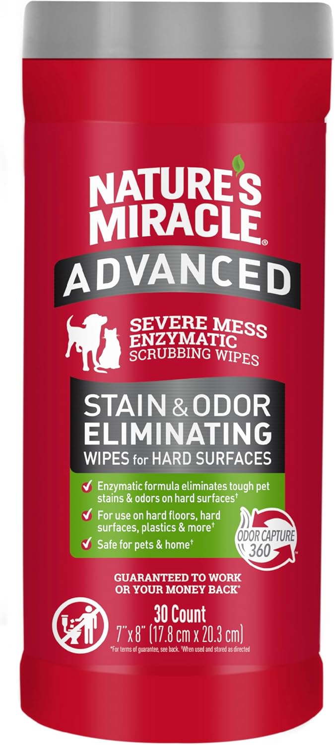 Nature's Miracle Advanced Stain and Odor Eliminator Dog Spray, Fresh Scent, Severe Mess Enzymatic Formula For Tough Pet Messes, 32 oz - Image 13
