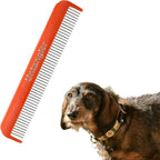 Pet comb for easy mat removal - silky smooth rotating teeth untangles without causing pain to pets. (7", Purple) - Image 9