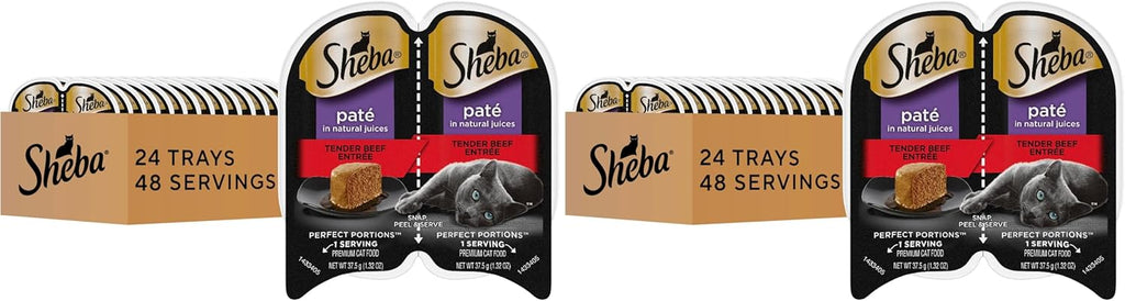 Sheba Perfect Portions Wet Cat Food Pate Sustainable Salmon Entree, 2.6 oz. Twin-Pack Trays, Cat Food Wet Recipe (24 Count, 48 Servings) - Image 11
