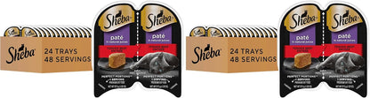 Sheba Perfect Portions Wet Cat Food Pate Sustainable Salmon Entree, 2.6 oz. Twin-Pack Trays, Cat Food Wet Recipe (24 Count, 48 Servings) - Image 11