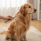 Half Moon Cat Dog Grooming Comb - Curved Crescent Arc Coarse Comb, Professional Metal Matting Detangler Brush for Long Haired Pet, Removes Tangles, Knots, Flea, Carding for Poodles, Puppies, 19cm - Image 9