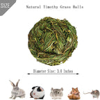 Natural Timothy grass bunny toys for guinea pigs and chinchillas