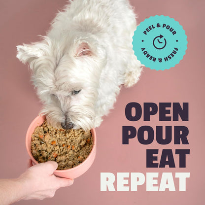 Fresh Dog Food, All Natural Complete Meal or Kibble Topper, Shelf Stable Premade Wet Recipe with Added Vitamins & Minerals for Picky Eaters Puppies Seniors (Chicken 6 x 8.75oz Cartons) - Image 9