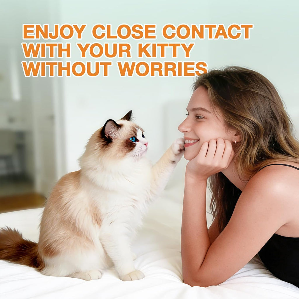 Flea and Tick Treatment for Cats, Flea and Tick Prevention for Cats Chewables, Kitten Cat Flea Treatment, Oral Flea Supplement Skin & Coat Support, Chicken Flavor 200 Counts - Image 9