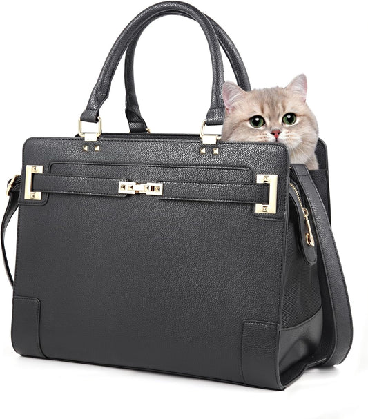 Betop House designer pet carrier tote purse front view