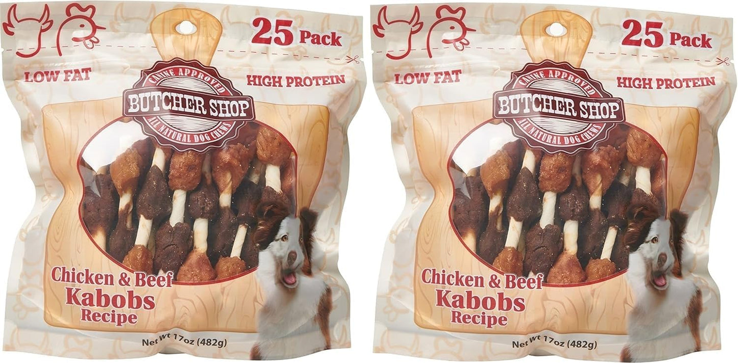 Butcher Shop 8" Chicken & Rawhide Rolls Dog Treats (2 Pack - 10 oz per Pack) - Image 15