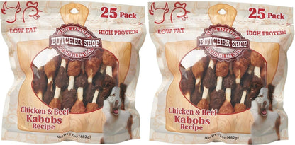 Butcher Shop 8" Chicken & Rawhide Rolls Dog Treats (2 Pack - 10 oz per Pack) - Image 15