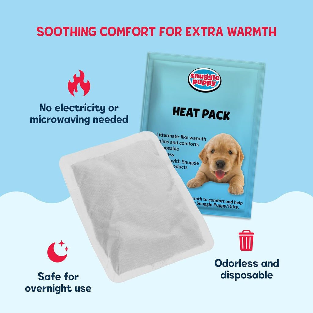 All natural disposable pet warmers pack of twelve for puppy crate training comfort