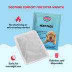 All natural disposable pet warmers pack of twelve for puppy crate training comfort
