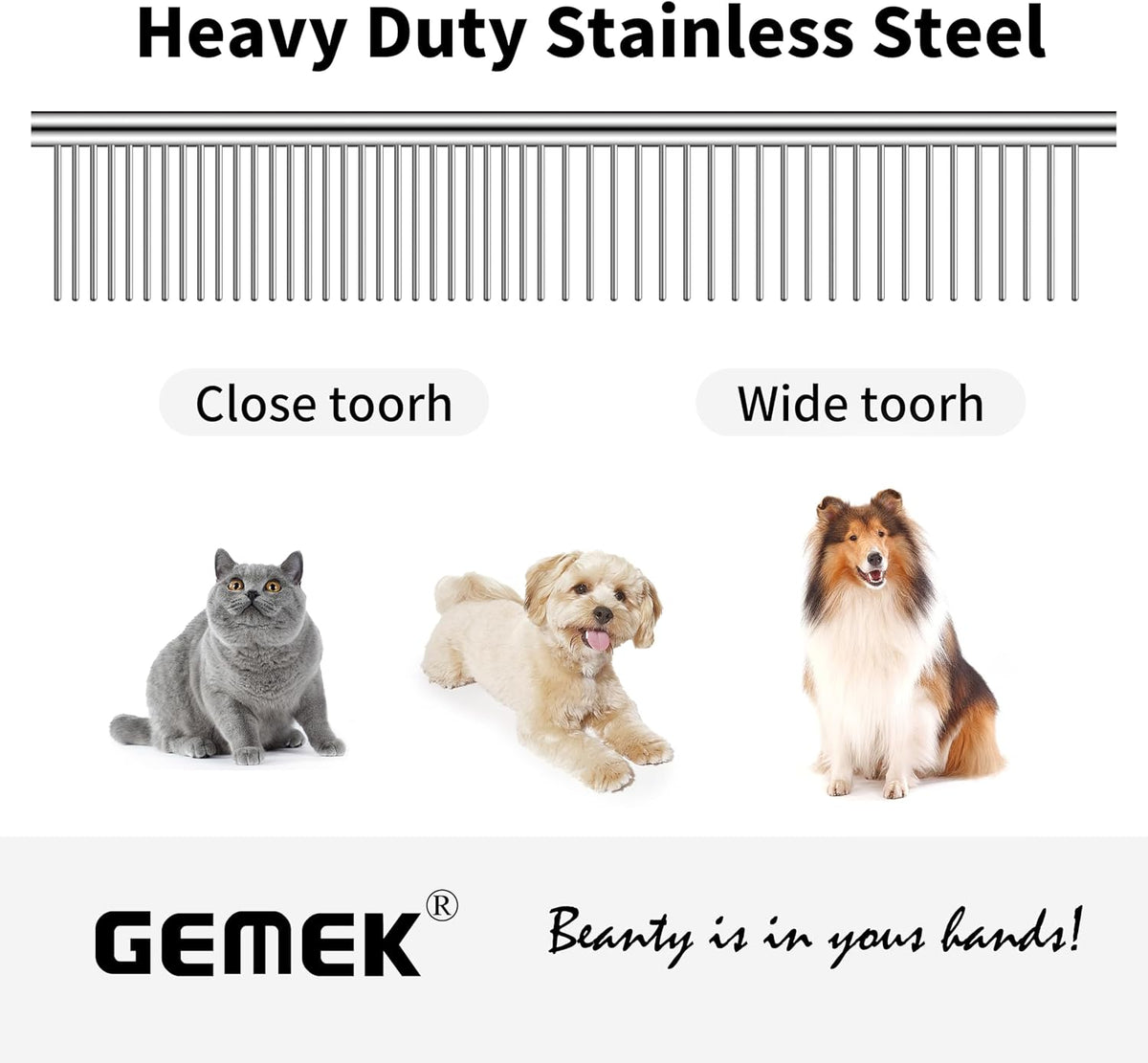 Close up of the high quality stainless steel blades on the pink pet grooming shears